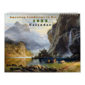 Amerikaans landschap in  kunst kalender (Hoes)