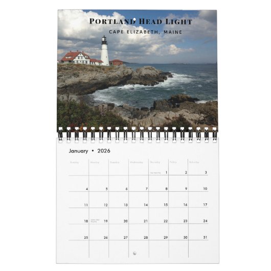 Amerikaans landschap kalender (Jan 2026)