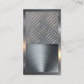 Amerikaans laslogo | Staal Visitekaartje (Achterkant)