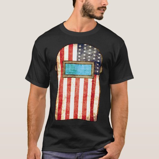 Amerikaans Lasser Shirt US Flag Lassen Hood Gift 0 (Voorkant)
