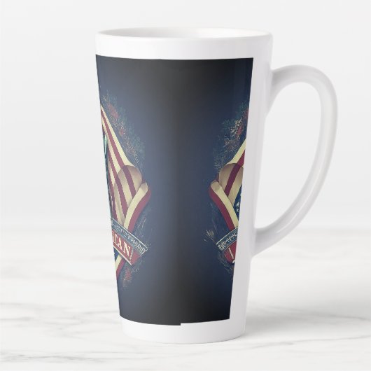 Amerikaans. Latte Mok (Rechts)