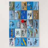 AMERIKAANS LEGACY VLIEGTUIG "MONTAGE" LEGPUZZEL (Verticaal)