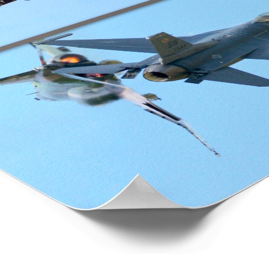 AMERIKAANS LEGACY VLIEGTUIG "MONTAGE" POSTER (Hoek)