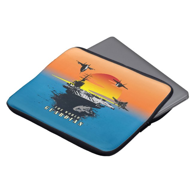 Amerikaans leger | 13 inch / 33.02 cm laptop sleeve (Voorkant top)