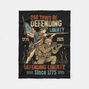 Amerikaans leger 250e verjaardag Verdediging van d Fleece Deken