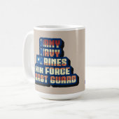 AMERIKAANS LEGER - DANK JE KOFFIEMOK (Voorkant links)