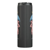 Amerikaans leger met vlag en adelaar thermosbeker (Achterkant)