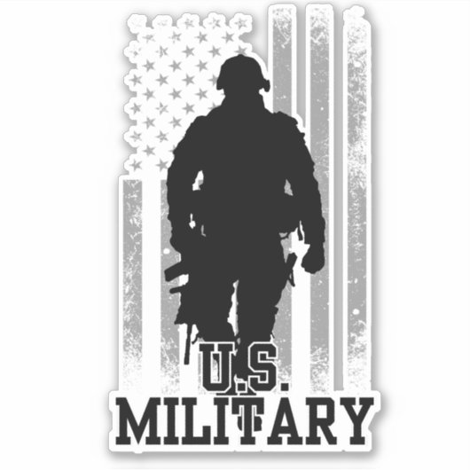 Amerikaans leger sticker (Voorkant)