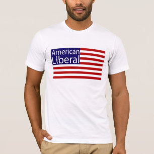 Amerikaans liberaal gemaakt in de VS T-Shirt