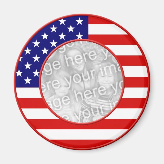 Amerikaans Lijst Magneet (Voorkant)