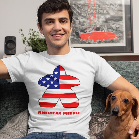Amerikaans Meeple Mannen Shirt