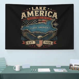 Amerikaans meer USA Eerder Grappig Patriottisch Spandoek