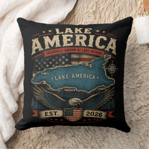 Amerikaans meer VS Eerder Grappig Patriottisch Kussen
