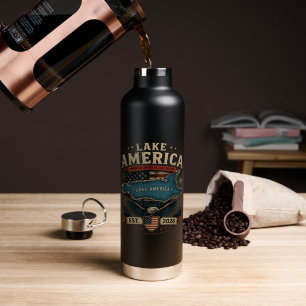 Amerikaans meer VS Eerder Grappig Patriottisch Waterfles