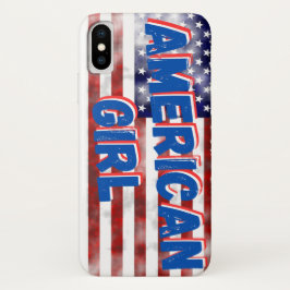 Amerikaans meisje Case-Mate iPhone case