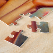  Amerikaans Meisje Schilderen Legpuzzel (Zijkant)