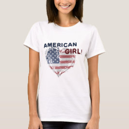 Amerikaans meisje t-shirt