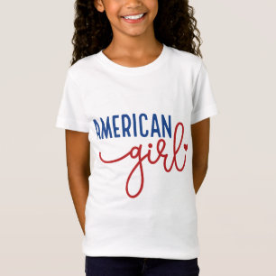 Amerikaans meisje t-shirt