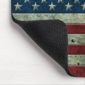 Amerikaans merkijzer-staaleffect muismat (Hoek)