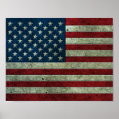 Amerikaans merkijzer-staaleffect poster (Voorkant)