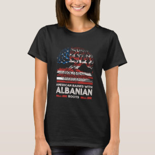 Amerikaans met Albanese roots Patriottisch Albanië T-shirt