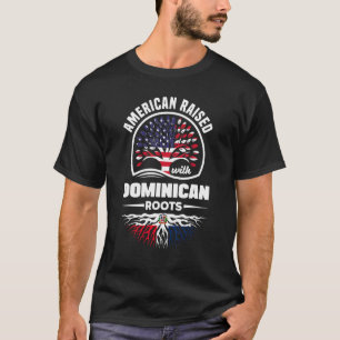 Amerikaans met Dominicaanse Republiek D T-shirt