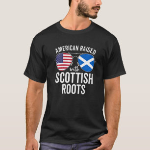 Amerikaans met Scottish Roots Usa Scotland F T-shirt