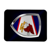 Amerikaans metaal Samoa Magneet (Horizontaal)