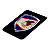 Amerikaans metaal Samoa Magneet (Linkerzijde)