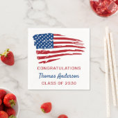 Amerikaans militair Afstuderen van het vlaggenstaa Servet (Insitu)