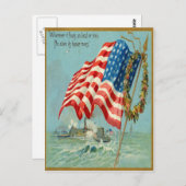 -Amerikaans militair Briefkaart (Voorkant / Achterkant)