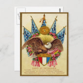 -Amerikaans militair Briefkaart (Voorkant / Achterkant)