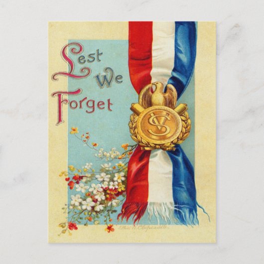 -Amerikaans militair Briefkaart (Voorkant)