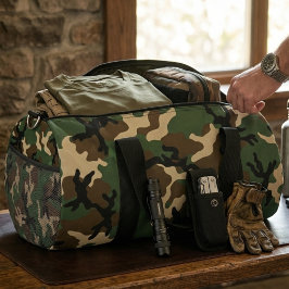Amerikaans militair camouflagepatroon plunjezak