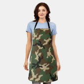 Amerikaans militair camouflagepatroon schort (Gedragen)
