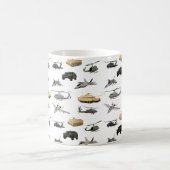 Amerikaans militair patroon koffiemok (Center)