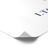 Amerikaans militair pensioen welkomstteken poster (Hoek)