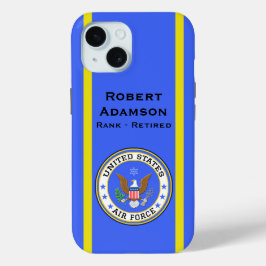 Amerikaans militair verdedigingssymbool -- persona iPhone 15 case