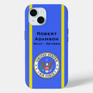 Amerikaans militair verdedigingssymbool -- persona iPhone 15 case