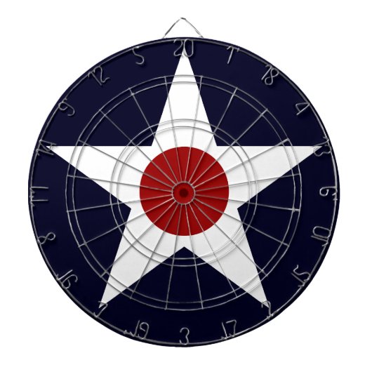 Amerikaans militair Vliegtuig Roundel - 241102-K Dartbord (Voorkant)