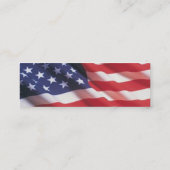 Amerikaans Mini Visitekaartje (Achterkant)