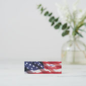 Amerikaans Mini Visitekaartje (Staand voorkant)