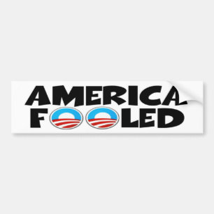 Amerikaans misleid anti-Obama spul Bumpersticker
