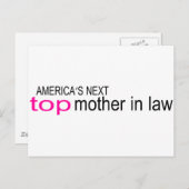 Amerikaans moeder op de volgende top in de wet briefkaart (Voorkant / Achterkant)