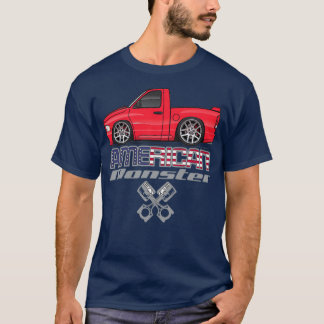 Amerikaans Monster Red 2 T-shirt
