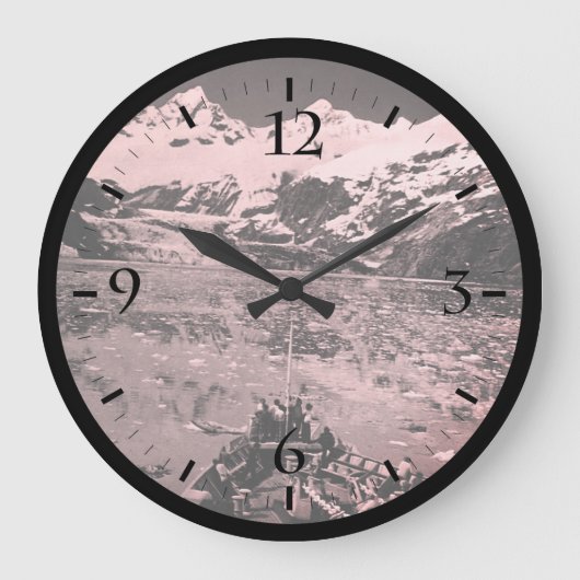 Amerikaans monument voor Alaska glacier baai Grote Klok (Voorkant)