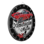 Amerikaans Musculair Corvette Dartbord (Voorkant Links)