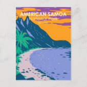 Amerikaans nationaal natuurpark Samoa - strand Bri Briefkaart (Voorkant)