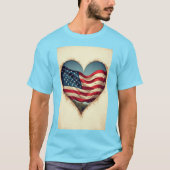 Amerikaans nationaal ontwerp t-shirt (Voorkant)
