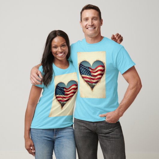 Amerikaans nationaal ontwerp t-shirt (Unisex)